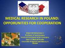 Medical research in Poland: opporunities for cooperation