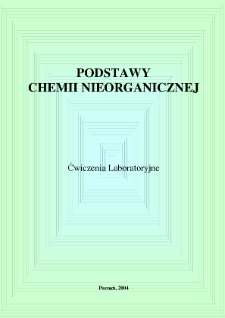 Podstawy chemii nieorganicznej : ćwiczenia laboratoryjne