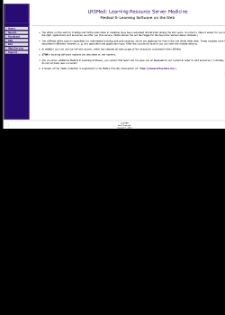 LRSMed : Learning Resource Server Medicine : Medical E-Learning Software on the Web