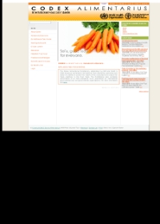 Codex Alimentarius : FAO/WHO food standards