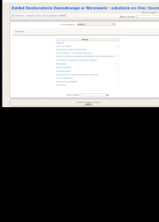 Szkolenia on-line : kursy - Zakład Doskonalena Zawodowego w Warszawie