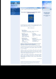 International Journal of Occupational Safety and Ergonomics