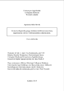 Assessment of the cardioprotective properties of angiotensin converting enzyme inhibitor (ACEi) among breast cancer patients