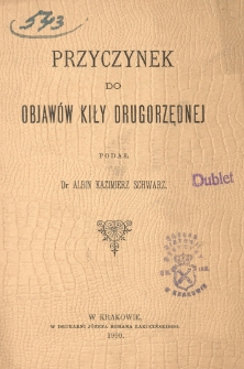 Przyczynek do objawów kiły drugorzędnej