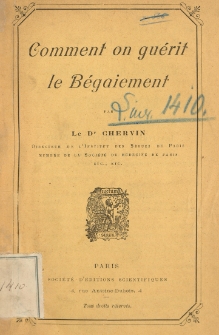 Comment on guérit le Bégaiement